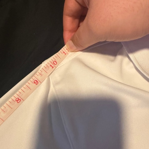 Nike Dri-FIT Mens White Short Sleeve Golf Polo Shirt Size Medium - Picture 6 of 9
